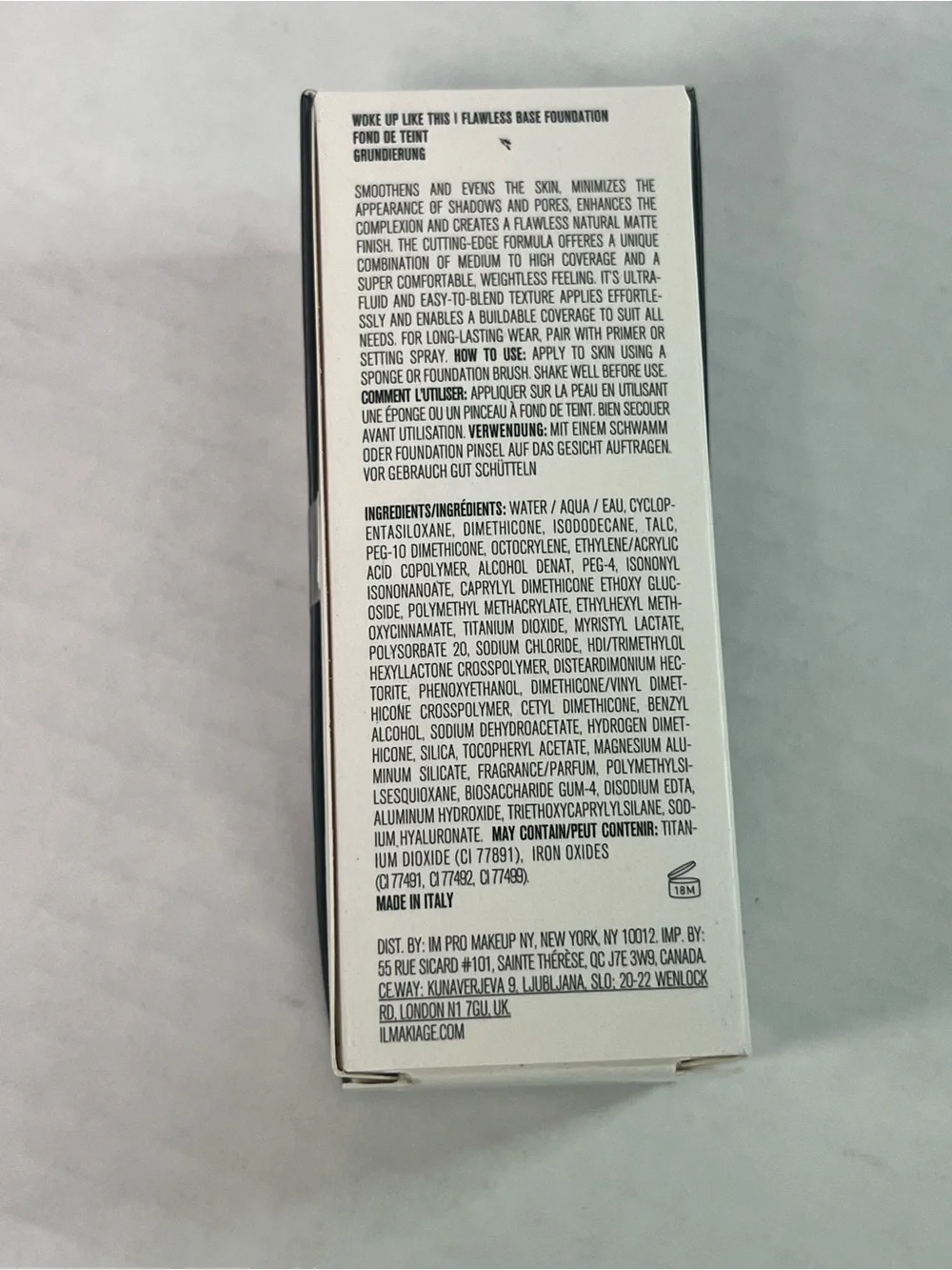 IL MAKIAGE Flawless Base Foundation BNIB - Woke Up Like This 105
